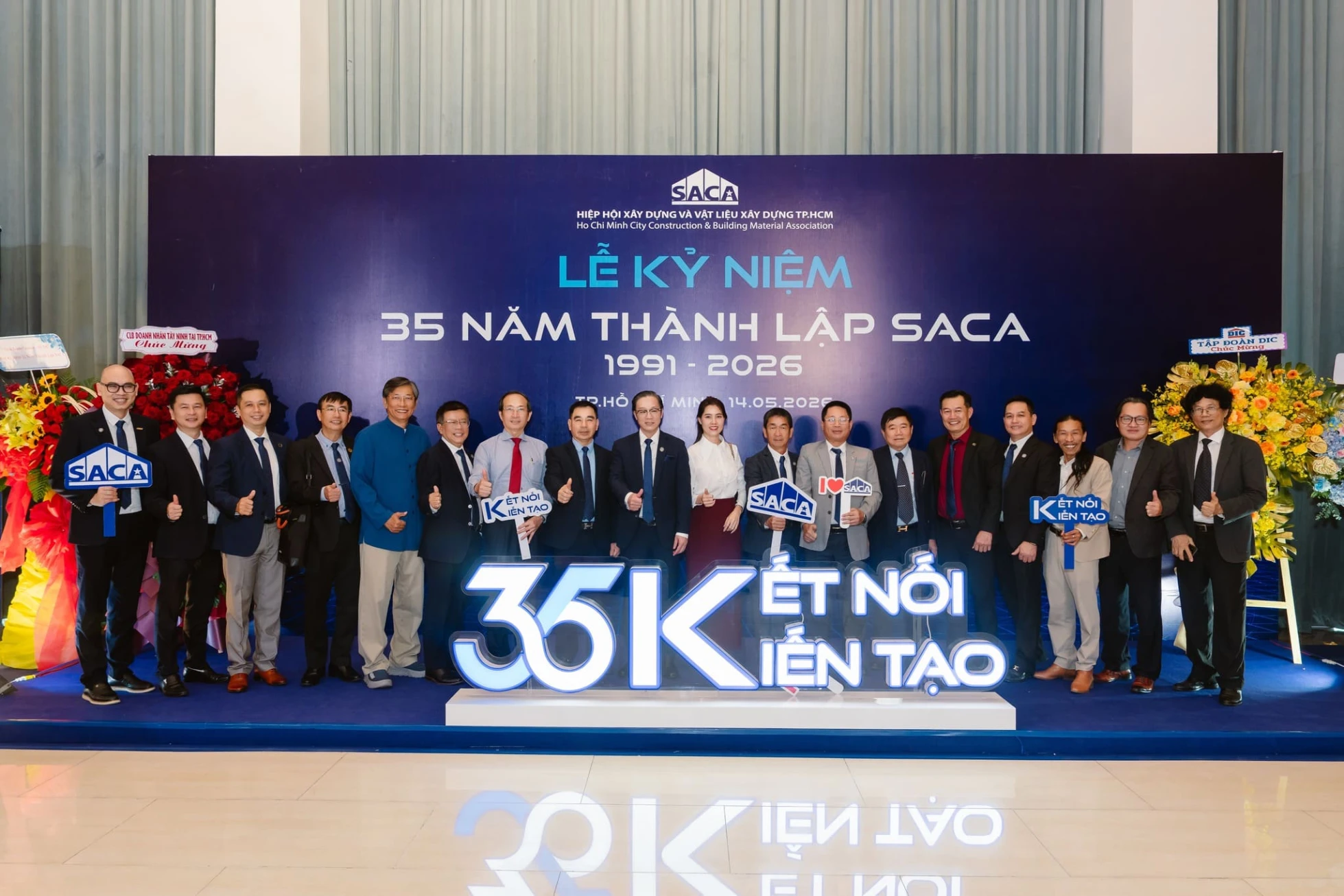 Lễ kỷ niệm 35 năm thành lập SACA - Hành trình kết nối doanh nghiệp và kiến tạo giá trị bền vững cho ngành xây dựng